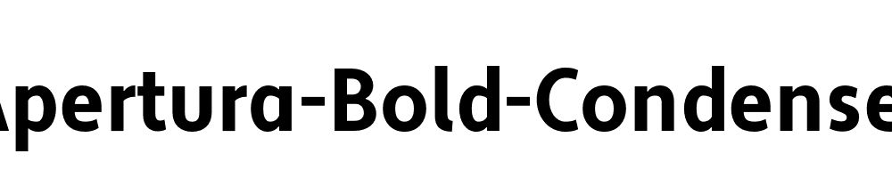 Apertura-Bold-Condensed