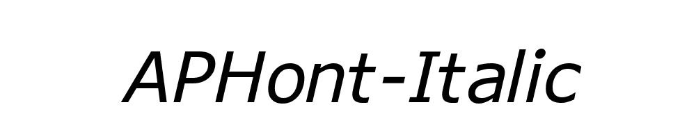 APHont-Italic