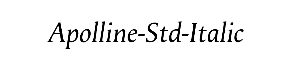 Apolline-Std-Italic