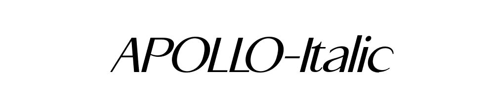 APOLLO-Italic