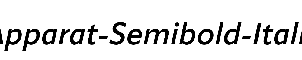 Apparat-Semibold-Italic