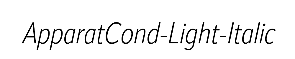 ApparatCond-Light-Italic