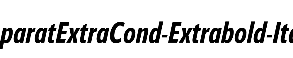 ApparatExtraCond-Extrabold-Italic