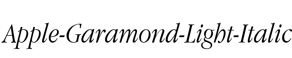 Apple-Garamond-Light-Italic