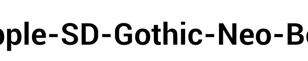 Apple-SD-Gothic-Neo-Bold