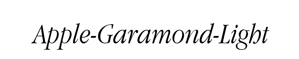 Apple-Garamond-Light