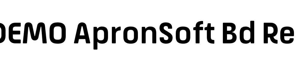 FSP DEMO ApronSoft Bd Regular