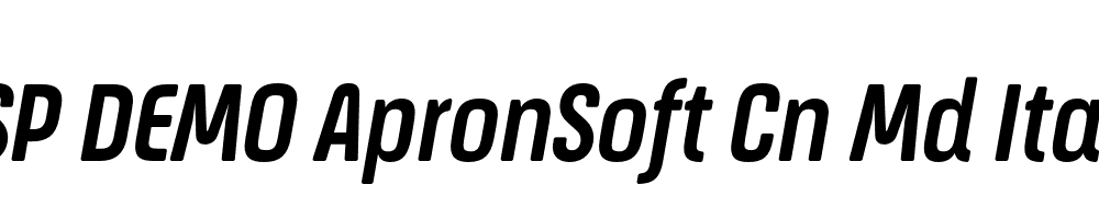 FSP DEMO ApronSoft Cn Md Italic