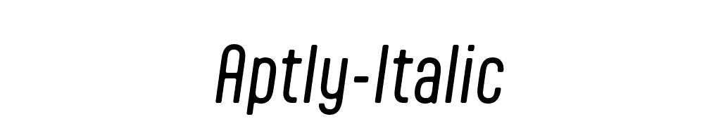 Aptly-Italic