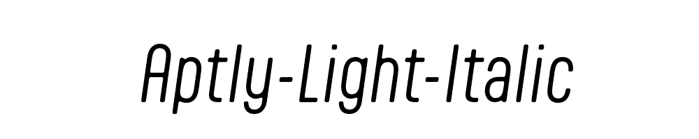 Aptly-Light-Italic