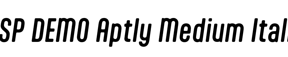 FSP DEMO Aptly Medium Italic