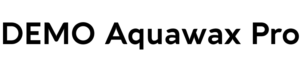 FSP DEMO Aquawax Pro Bold