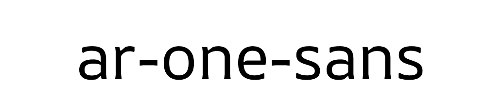 Ar One Sans