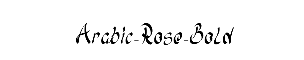 Arabic-Rose-Bold