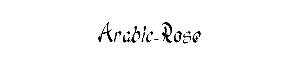 Arabic-Rose