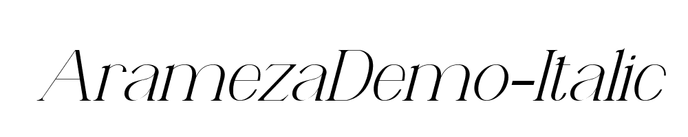 AramezaDemo-Italic