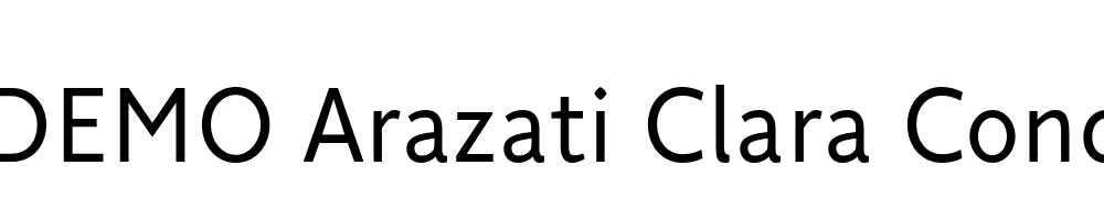  DEMO Arazati Clara Condensada Regular