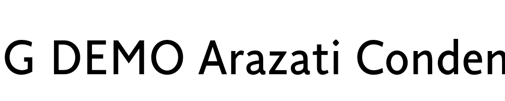  DEMO Arazati Condensada Regular