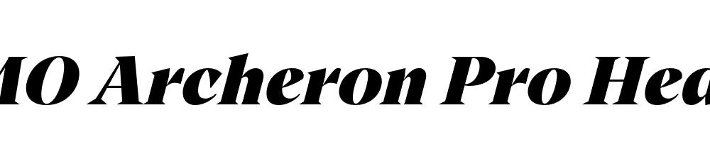 FSP DEMO Archeron Pro Heavy Italic