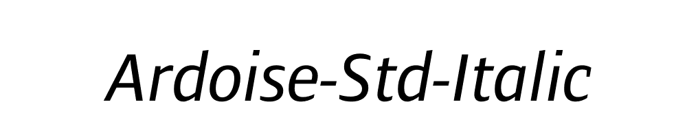 Ardoise-Std-Italic