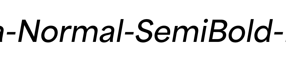 Area-Normal-SemiBold-Italic