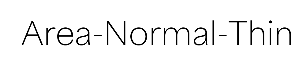 Area-Normal-Thin