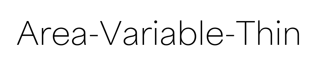 Area-Variable-Thin