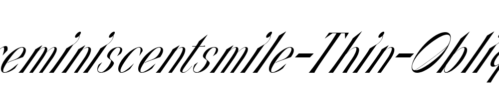 areminiscentsmile-Thin-Oblique