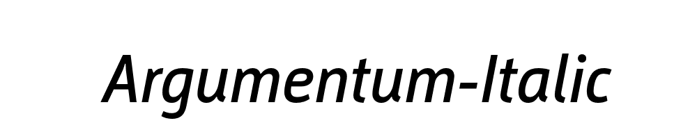 Argumentum-Italic