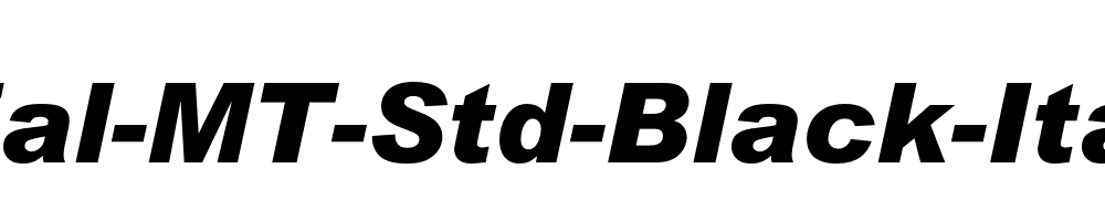 Arial-MT-Std-Black-Italic