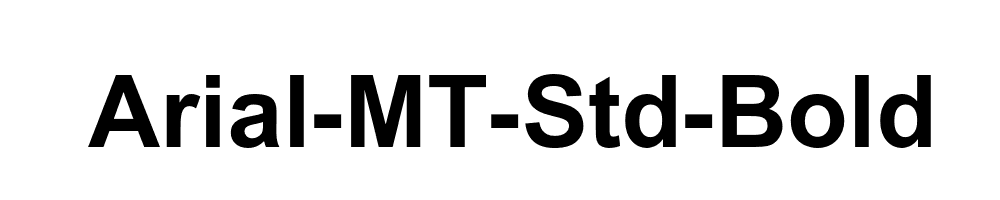 Arial-MT-Std-Bold