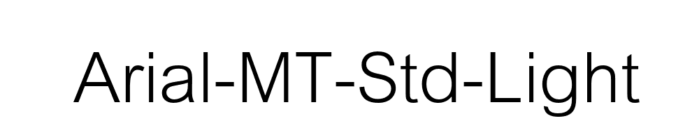 Arial-MT-Std-Light