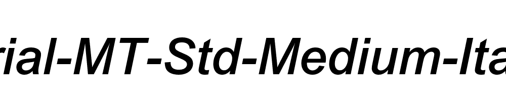 Arial-MT-Std-Medium-Italic