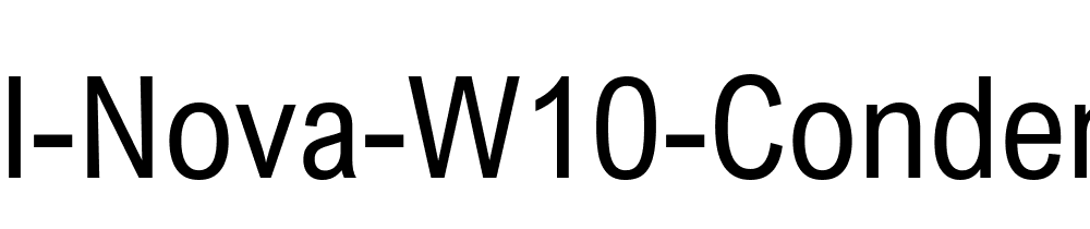 Arial Nova W10 Condensed