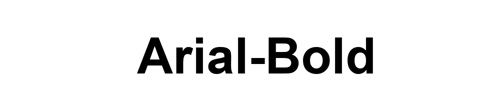 Arial-Bold