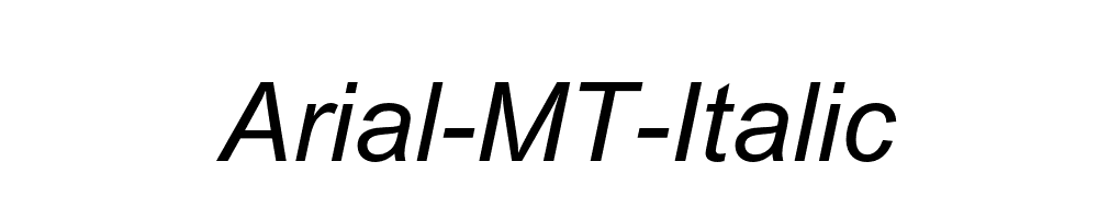 Arial-MT-Italic