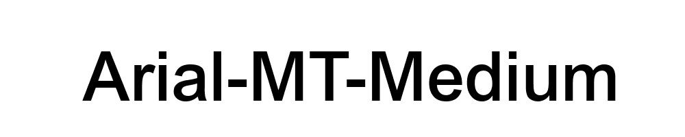 Arial-MT-Medium