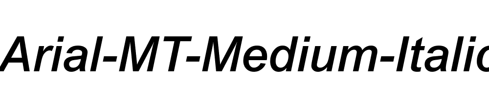 Arial-MT-Medium-Italic