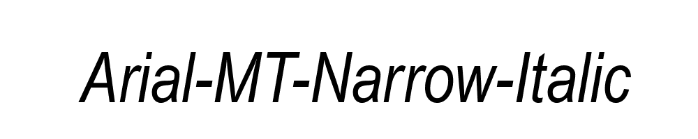 Arial-MT-Narrow-Italic