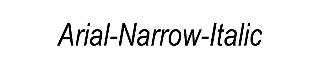 Arial-Narrow-Italic