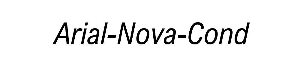 Arial-Nova-Cond