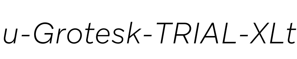 Aribau-Grotesk-TRIAL-XLt-Italic