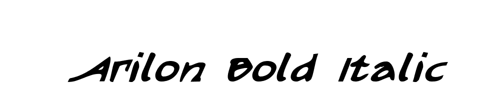 Arilon Bold Italic