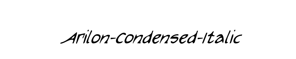 Arilon-Condensed-Italic