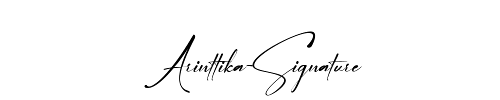 Arinttika-Signature