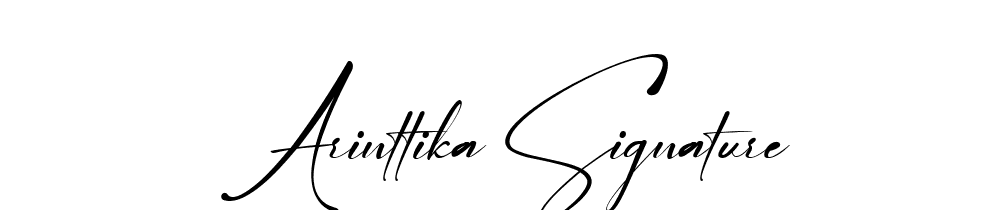 Arinttika Signature