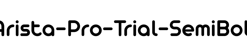 Arista-Pro-Trial-SemiBold