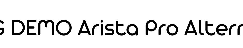  DEMO Arista Pro Alternate Regular