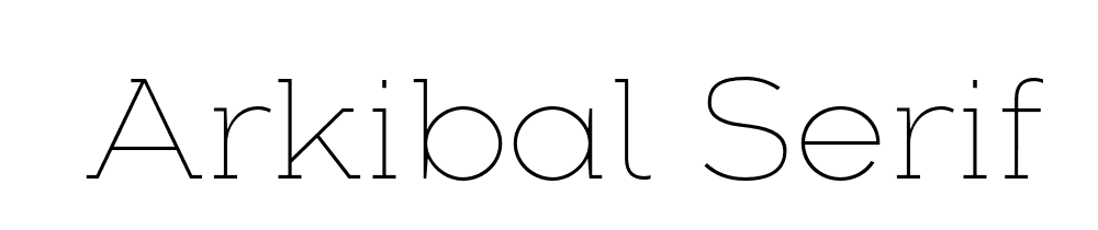 Arkibal Serif