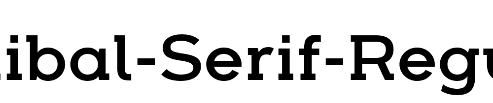 Arkibal Serif Regular